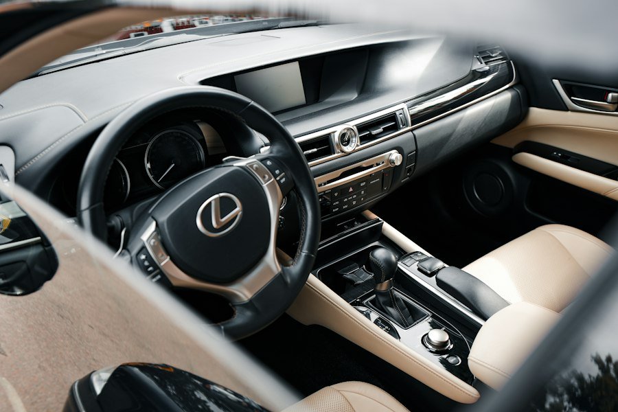car interior cleaning