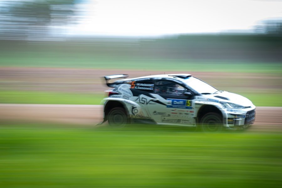 Photo rally driver prep