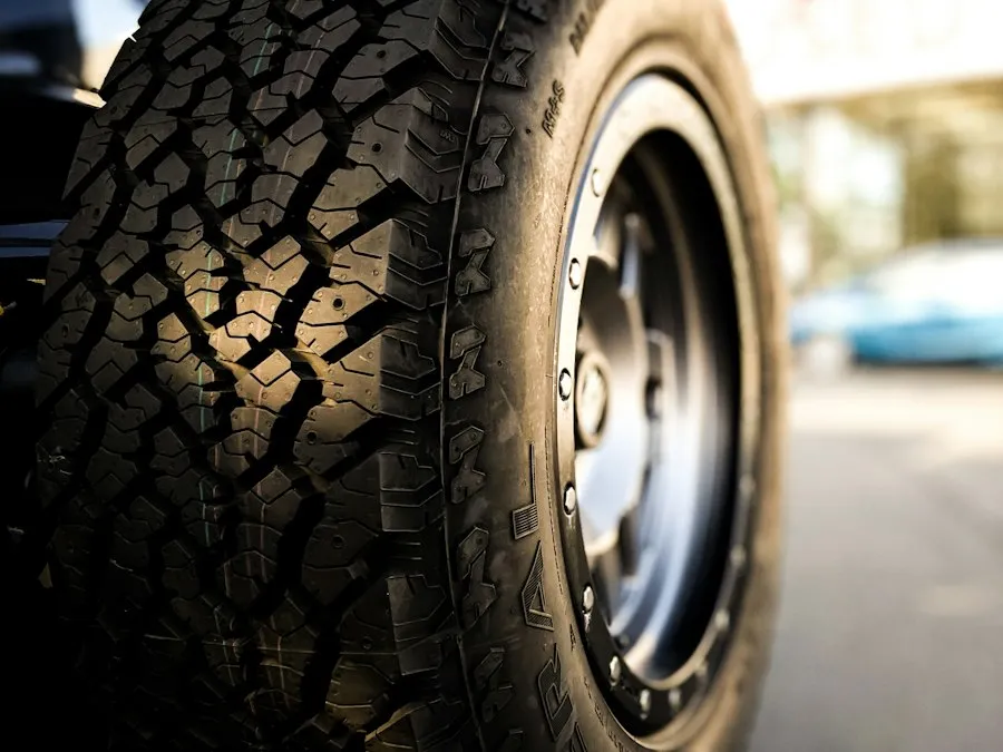 Photo summer and winter tires comparison
