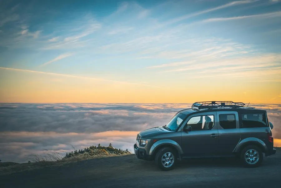 Photo long road trip travel tips car